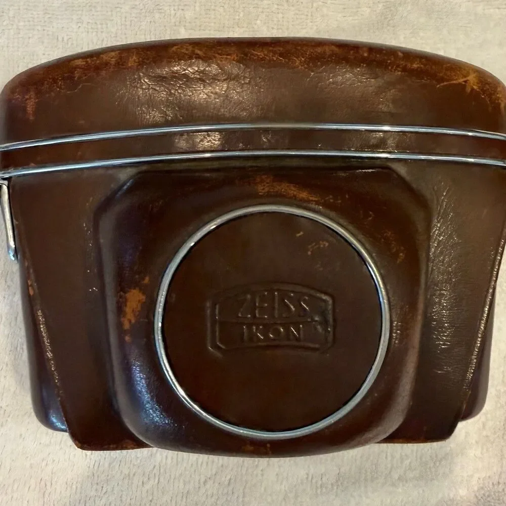 Zeiss Ikon Contaflex 35mm Film Camera Tessar 45mm F/2.8 Germany w/ Case UNTESTED